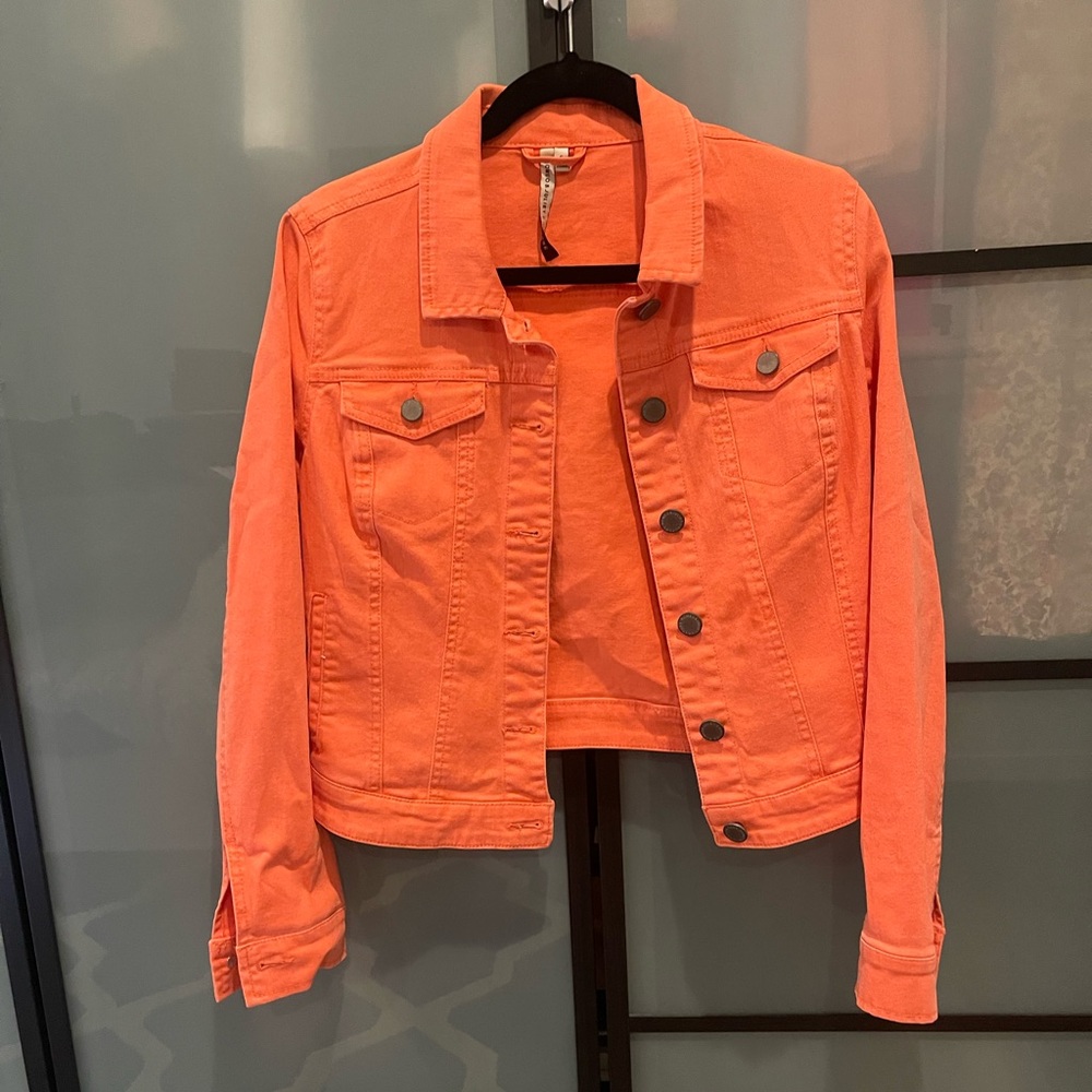 NWOT denim stretch jacket